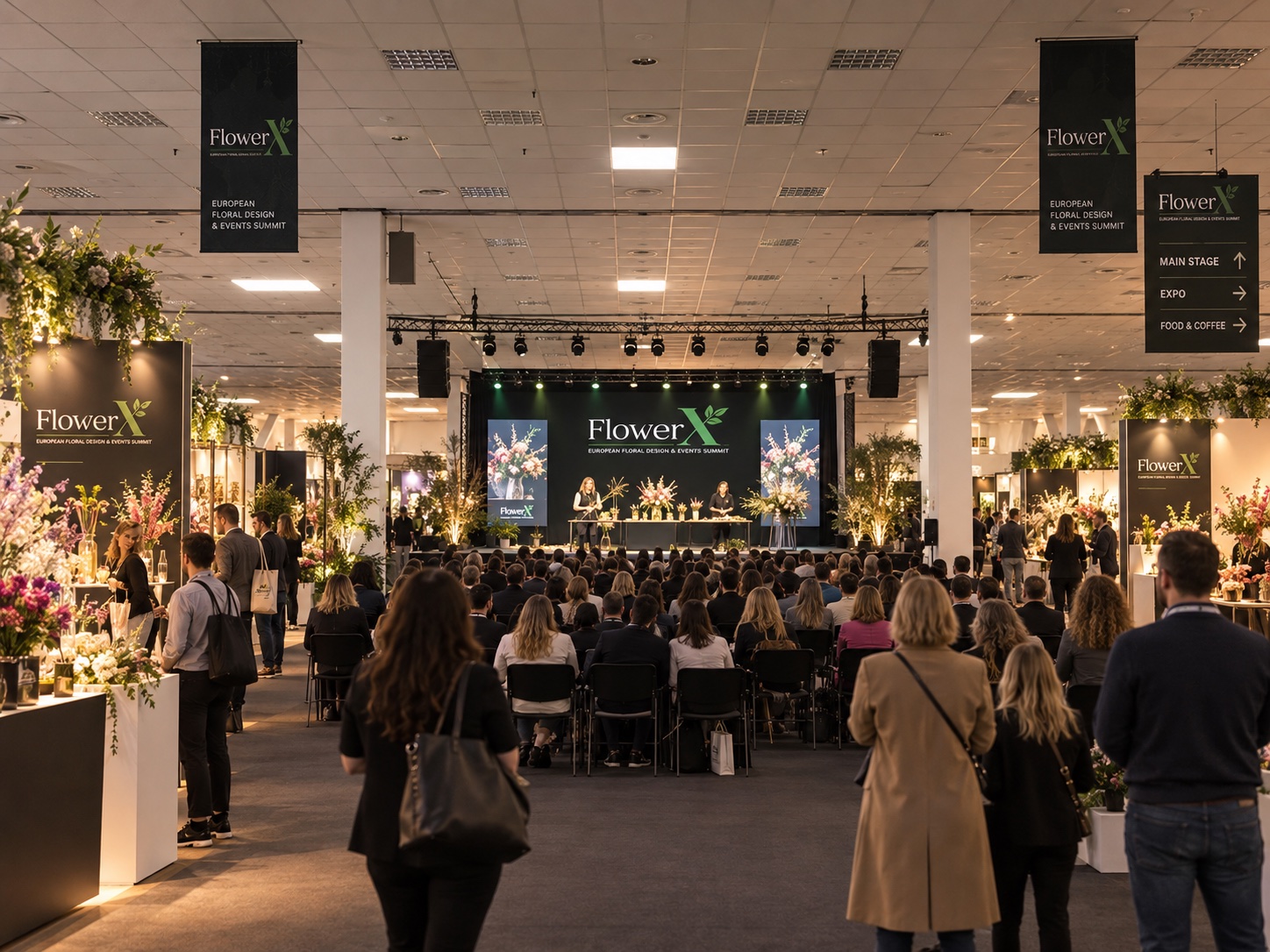 Main Stage FLOWERX și publicul evenimentului